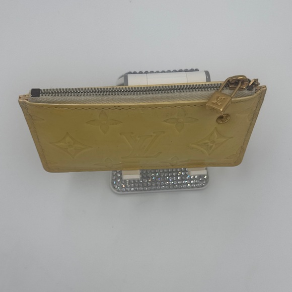 Louis Vuitton Yellow Vernis Card Holder - Picture 4 of 7